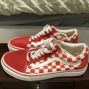 Red checker vans